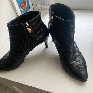 Chanel booties. 39 but fits as 8 1/2.